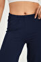 Women's Adjustable Leg Large Size Loose Knitted Trousers Shalwar - 5