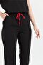 Happiness Spaniard - Lycra Doctor Nurse Scrubs Single Bottom Surgical Uniform (Women), Black - 3