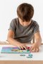 Montessori Happy Turtle Wooden 40 Piece Puzzle/ Ages 1+/ Educational, Learning, and Safe Children's Toy - 2