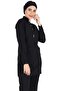 Black Thick Fabric Lycra Hijab Nurse Jersey and Surgical Doctor Jersey Set - 4