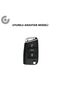 Volkswagen Compatible Polo, Golf, T-Roc, T-Cross, Passat, Jetta, Taigo, Tiguan Silver Edge Tpu Key Case Cover (Black) - 2