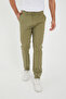 Winter Gabardine Chino Trousers Regular Fit Men's Khaki - 4