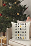 Christmas Themed Throw Pillow Cover / Christmas - Christmas Cushion Cover (Double-Sided Printed - Hidden Zipper) - 2