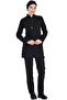 Black Thick Fabric Lycra Hijab Nurse Jersey and Surgical Doctor Jersey Set - 2