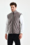 Men's Full Zipper Sports Fleece Vest - 6