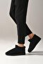 Women's Black Ultra Mini Suede Boots with Fur Inside 3cm Byndum01