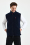 Men's Full Zipper Sports Fleece Vest - 5
