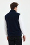 Men's Full Zipper Sports Fleece Vest - 7
