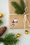 Happy New Year Sticker 4 cm 48 Pieces - Waterproof New Year Christmas Sticker, Gift Package Decoration - 7