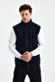 Men's Full Zipper Sports Fleece Vest - 3