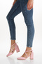 Women's Thick Heeled Cross-Cross Evening Dress Shoes - 3