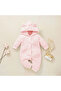 Hooded Baby & Kids Plush Welsoft Jumpsuit (Outer and Inner Double Sided Welsoft Plush Wool)
