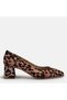 LARGE SIZE WOMEN'S LOW HEELED SHOES 41-42-43-44-LEOPARD