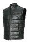 Inflatable Leather Vest with Black Color Detail on Green