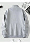 Unisex 2Ip Half Zipper Stand Collar Sweatshirt - 2