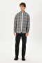 Men's Gray Long Sleeve Shirt 50291383 -Vr024 - 4