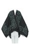 Green Color Ivy Model Poncho - 3