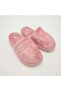 Horizontal Stitched Fluffy Women's Slippers Powder Color - 2