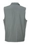 Battal Size Summer Fabric Vest with Collar and Bag Pocket Gray Color - 7