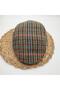 Striped Model Khaki Color Men's Sports Cap