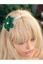 Luxury Design with Crystal Stone Green with Pearls Star Flower Lotus Flower Christmas Special Occasion Crown Metal Crown - 4