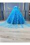 Girl's Elsa Costume, Elsa Dress with Tail - 5