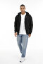 Regular Fit Hooded Zippered Sweat Men's Sweat Mb Ros 18Hs112 - 2
