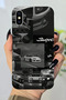 Apple iPhone XS Compatible Supra Car Patterned Hd Printed Silicone Case