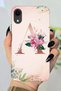 جراب سيليكون متوافق مع هاتف Apple iPhone XR مطبوع عليه حرف A