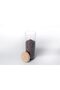 ROUND BORO GLASS JAR W/BAMBOO LID 2L - 2