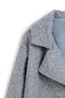 Wool effect check jacket gray - 3