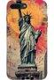 Apple iPhone 8 Plus Compatible Statue of Liberty Pattern Hd Printed Silicone Case - 2