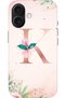 حافظة سيليكون مطبوعة على شكل حرف K متوافقة مع هاتف Apple iPhone 16