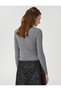 Melis Ağazat X - Pearl Detailed Ribbed Knit Sweater - 4