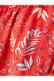 Crop Blouse Patterned Frilly - 6