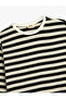 Long Sleeve Oversize Cotton T-Shirt - Crew Neck - 3