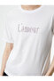 Slogan Printed T-Shirt Short Sleeve Crew Neck Cotton - 5