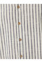 Judge Collar Shirt Buttoned Curvable Sleeve Detail - 6
