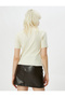 Half Turtleneck Sweater Knitwear Ribbed Short Sleeve - 4