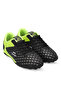 Cycle I Men's Astroturf Black / Green Football Shoes - 2