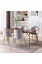 HYDC020 Velvet Grey Dining Chair for Living Room - 6