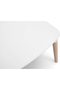 TJ HYL-088 PP Chair with Wooden Legs for Indoor, Outdoor & Dining Chair - White - 3