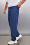 Bryce Men's Relaxed Fit Comfortable Cut Elastic Waist Premium Fabric Dark Blue Sweatpants - 4