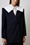 Sailor Collar Gabardin Jacket - 5
