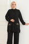 Pocket Detailed Suit Black 19229 - 2