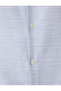 Slim Fit Shirt Half Italian Neckline Button Long Sleeve - 6
