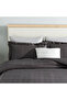 Saule 100% Cotton Double Duvet Cover Set 200X220 cm Anthracite - 2