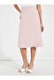 Solid Straight Fit Midi Skirt with Concealed Zip - 2