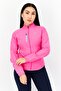 Women Long Sleeves Brand Logo Jacket, Pink Glow