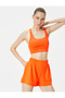 Covered Sports Bra with Cross Strap on the Back - 2